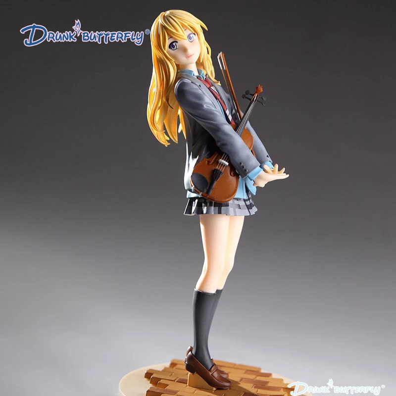 Anime action figure your lie in april kaori miyazono cartoon doll PVC 20cm box-packed japanese figurine world 20 cm