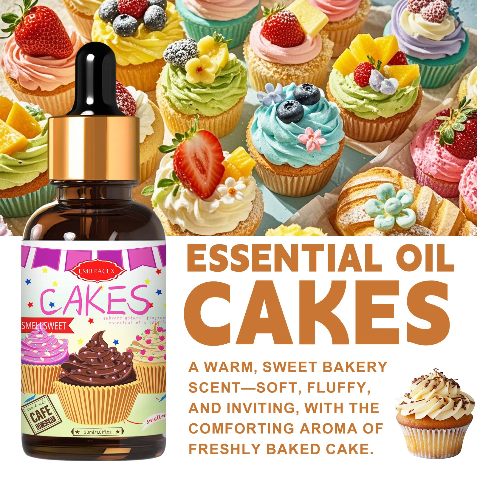 30ml ケーキエッセンシャルオイル カー用品、ディフューザ - Candle Supplies Fragrance Oil のレビューと価格