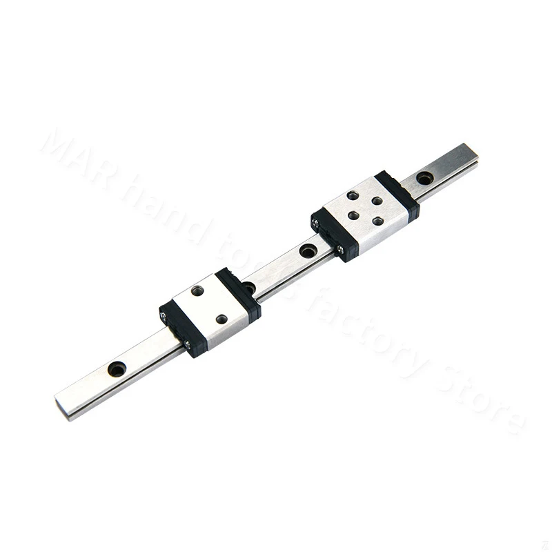 MGN5 Linear Guides Miniature High Hardness Stainless Steel Rail 3D Printer 100mm MIni High Precision Rail Slide MGN Carriage