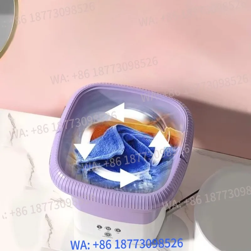 Small fully automatic portable washing machine for household use