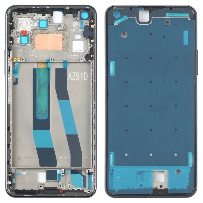 Front Housing LCD Frame Bezel Plate for Xiaomi Mi 11 Lite 5G / Mi 11 Youth/11 Lite 5G NE Phone Frame Repair Replacement