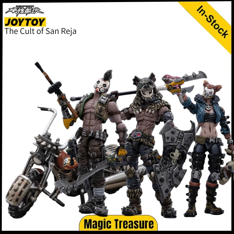 

Genuine Original JOYTOY Stars Xinlea Gang New Youth Action Figure Motorcycle Ellie Jack Harvey B19 C30 Model Collection