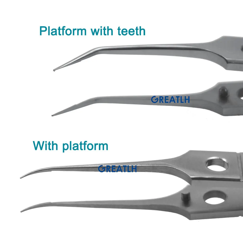 Stainless Steel Surgical Instruments Microscissors Forceps Hook Medical Tweezers