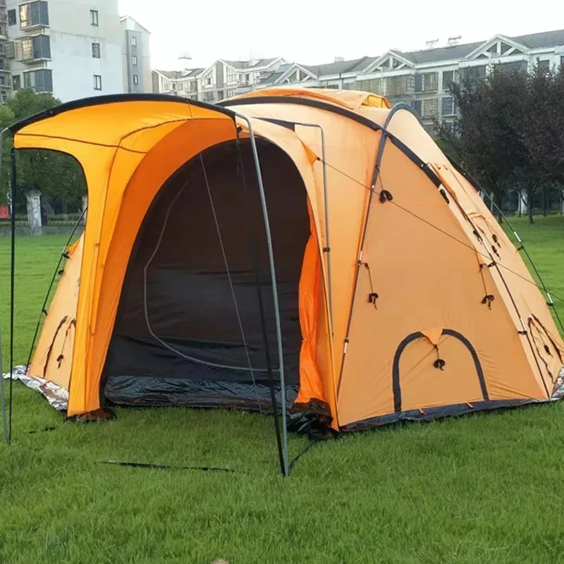 Familie Maat 5-8 Persoon 3 Seizoen Waterdichte Dubbellaags Camping Tenten Koepel Tent Koepel Tent