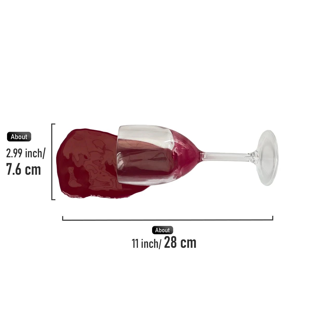 Realistic Fake Spilled Red Wine Glass Prank Prop Artificial Overturned Cup  for Party Gag Home Decor Photography - AliExpress 15