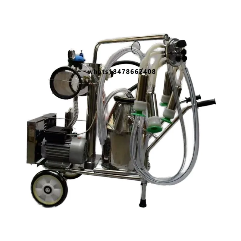 Factory Direct Good Quality Cow Milking Machine High 2 Tanks Use 3-Year Warranty Core Components Including Gearbox Bearing Cheap