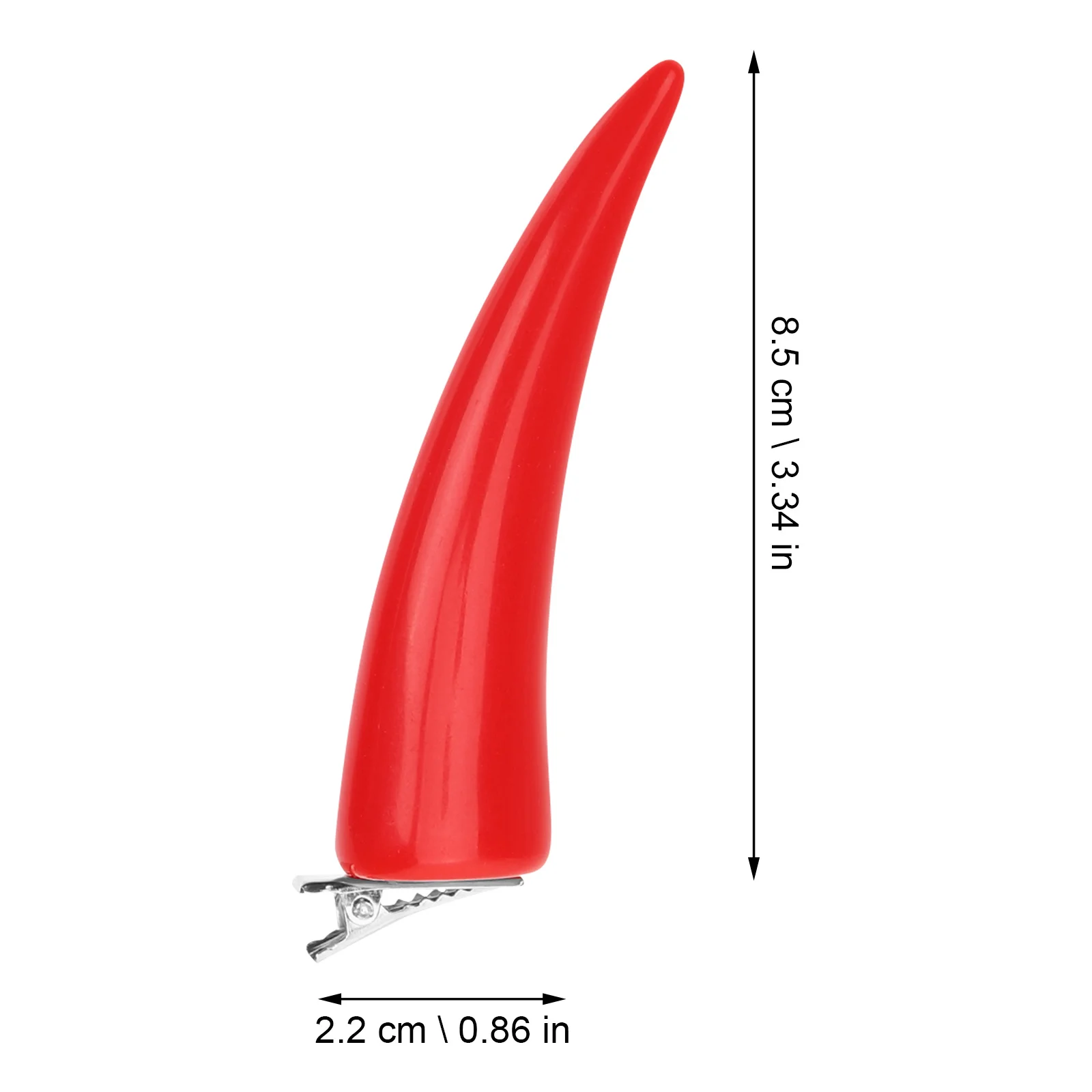 2Pcs Halloween Evil Ears Fake Ears Cosplay Props Party Favors Decorative Barrette for Women Masquerade Accessories