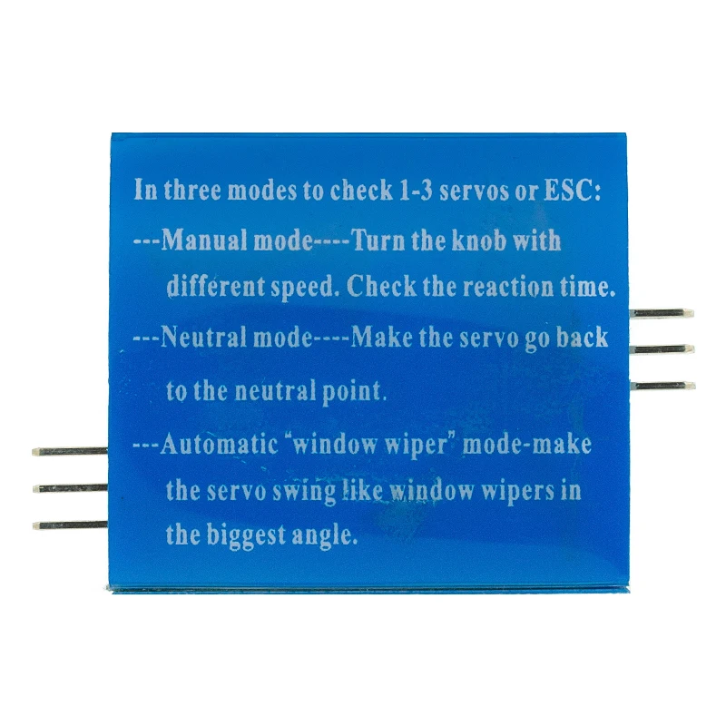 3CH Simple Multi Servo ESC Tester Consistency Speed Controler Steering Gear Power CCPM Meter Master Checker RC Plane Parts Hobby