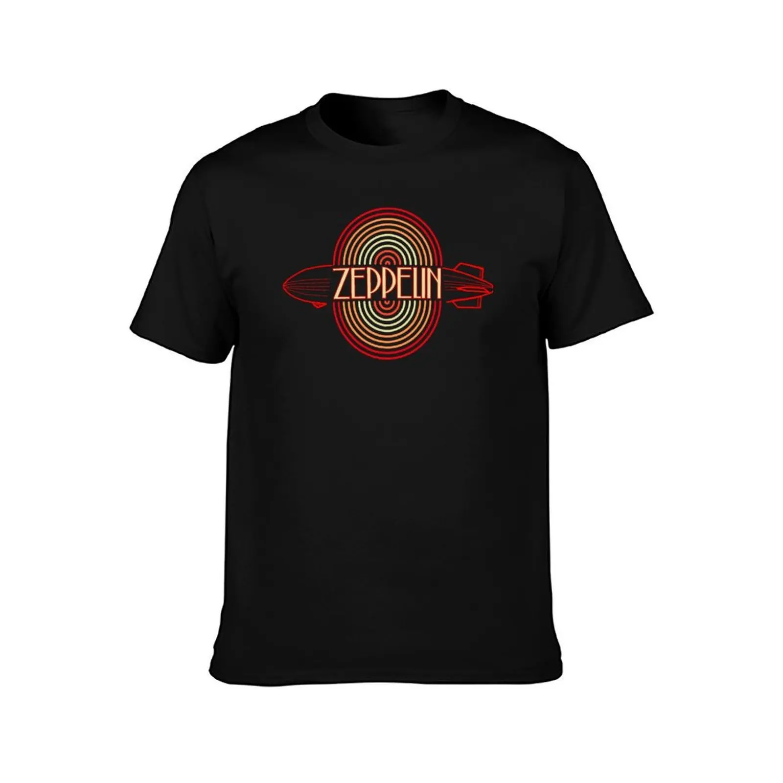 Retro Zeppelin T-Shirt Fashion Letter Print T-Shirt