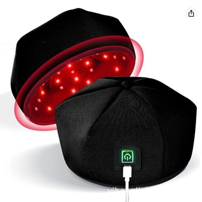 Red Light LED Heating Cap, Infrared Thermotherapy Cap for Home Hair Care, Daily Scalp Relaxation & Beauty Salon Use