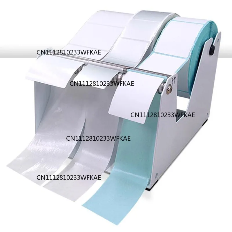 Universal Barcode Label Separator 10-120mm Tag, Manual Label Distributor Machine - Thermal Sensitive Sticker Peeling Tool