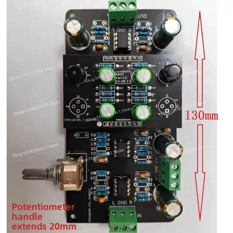 Three op amp front board, replaceable module tuning, Tiger 180 design