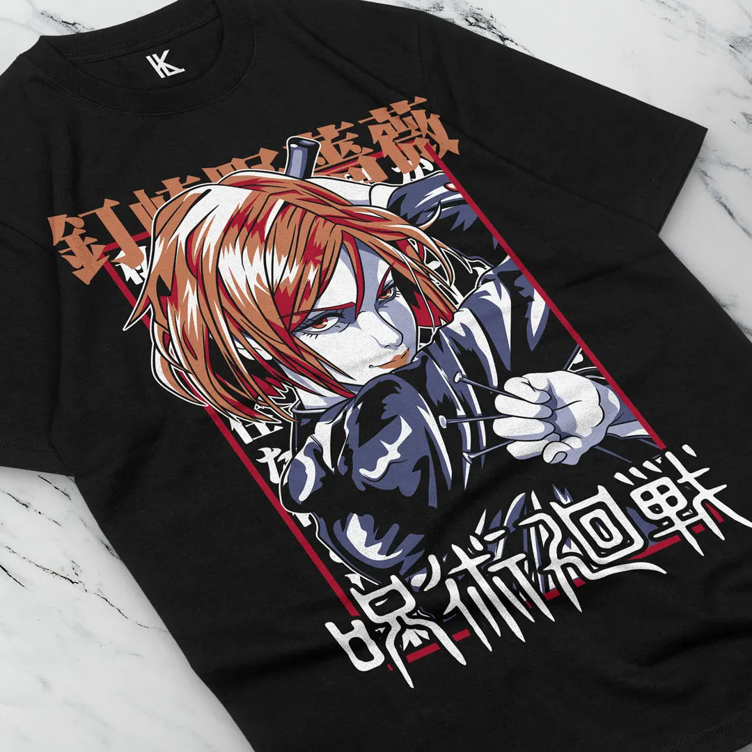 Nobara Kugisaki T-Shirt Jujutsu Kaisen Anime Manga Tshirt Cotton All Size