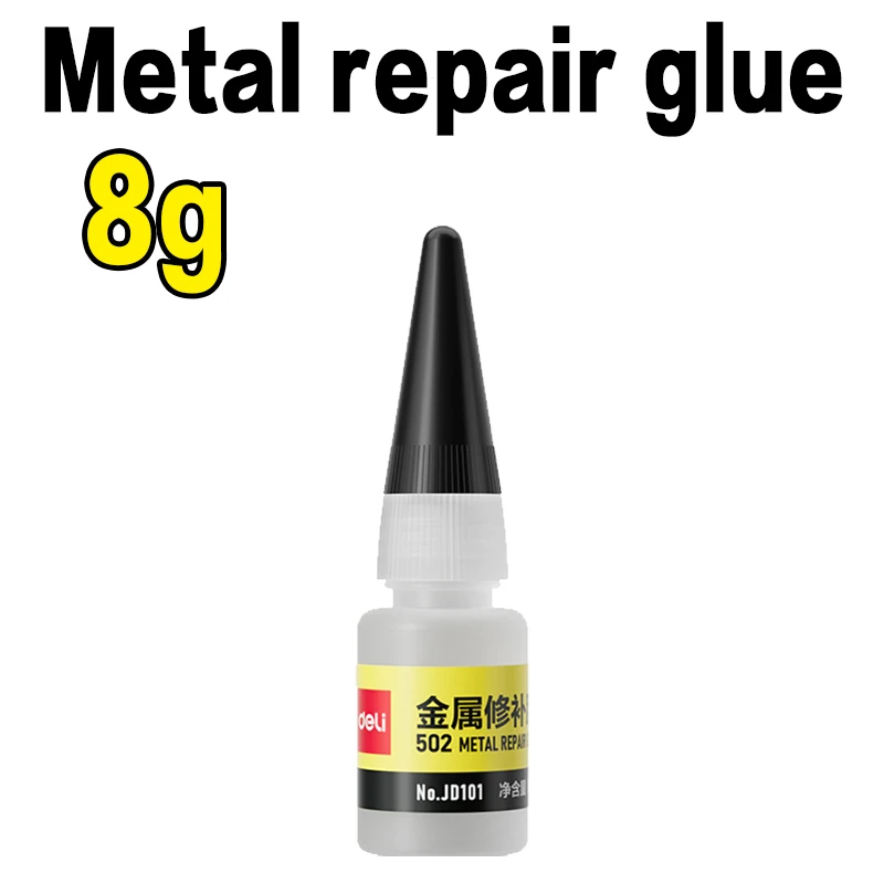 Deli 502 Professionele sterkte superlijm Snelle cyanoacrylaatlijm Hardware Metaal Auto's Hout Ambachten Hobby's Directe hechting
