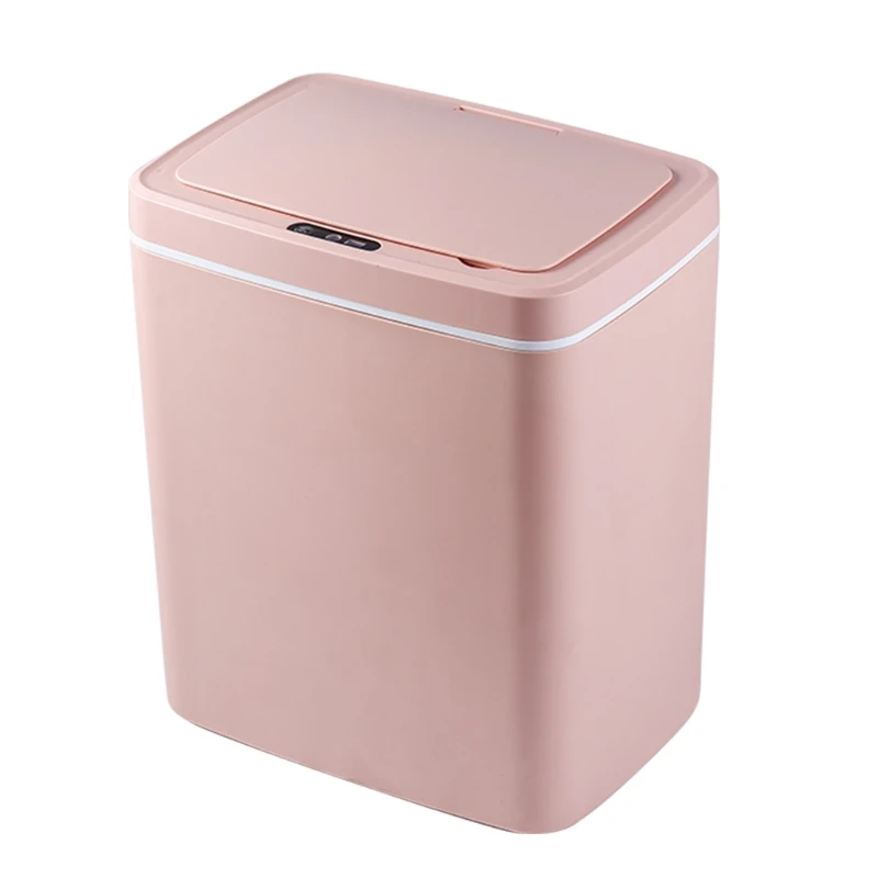 Trash Can Automatic Dustbin Electric Waste Bin Waterproof Wastebasket For Kitchen Bathroom Recycling Trash