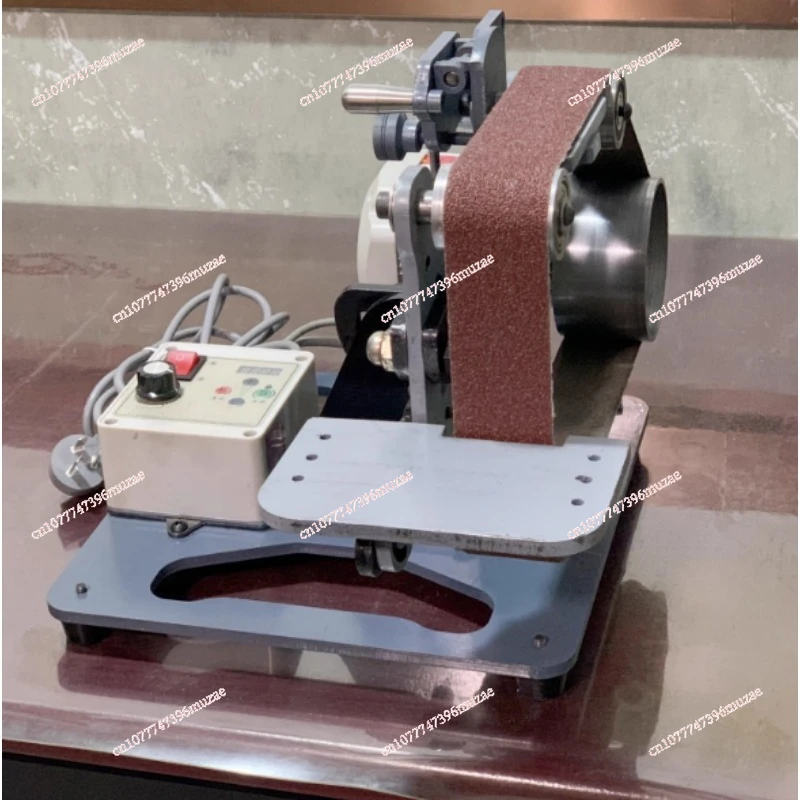 Belt sanding machine small vertical and lying household brushless sand sanding belt machine polishing fixed angle open V
