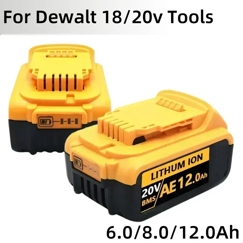 18V/20 Volt MAX DCB203 Lithium Battery Replacement For Dewalt 18V DCB184 DCB200 DCB182 180 DCB181 DCB182 DCB201 DCB206 charger