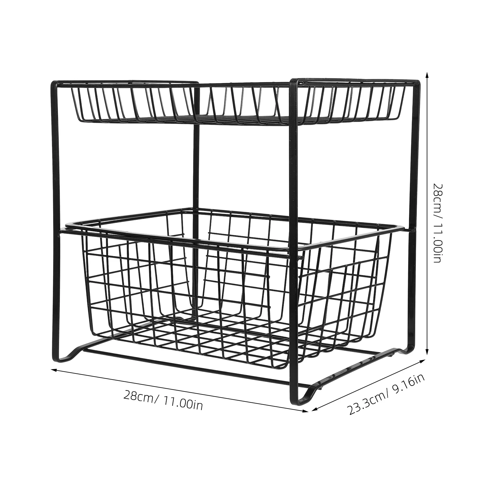 رف تخزين خزانة الحمام تحت المنظم لأرفف حوض المطبخ وتوفير المساحة على شكل درج منظمون تحت الحوض