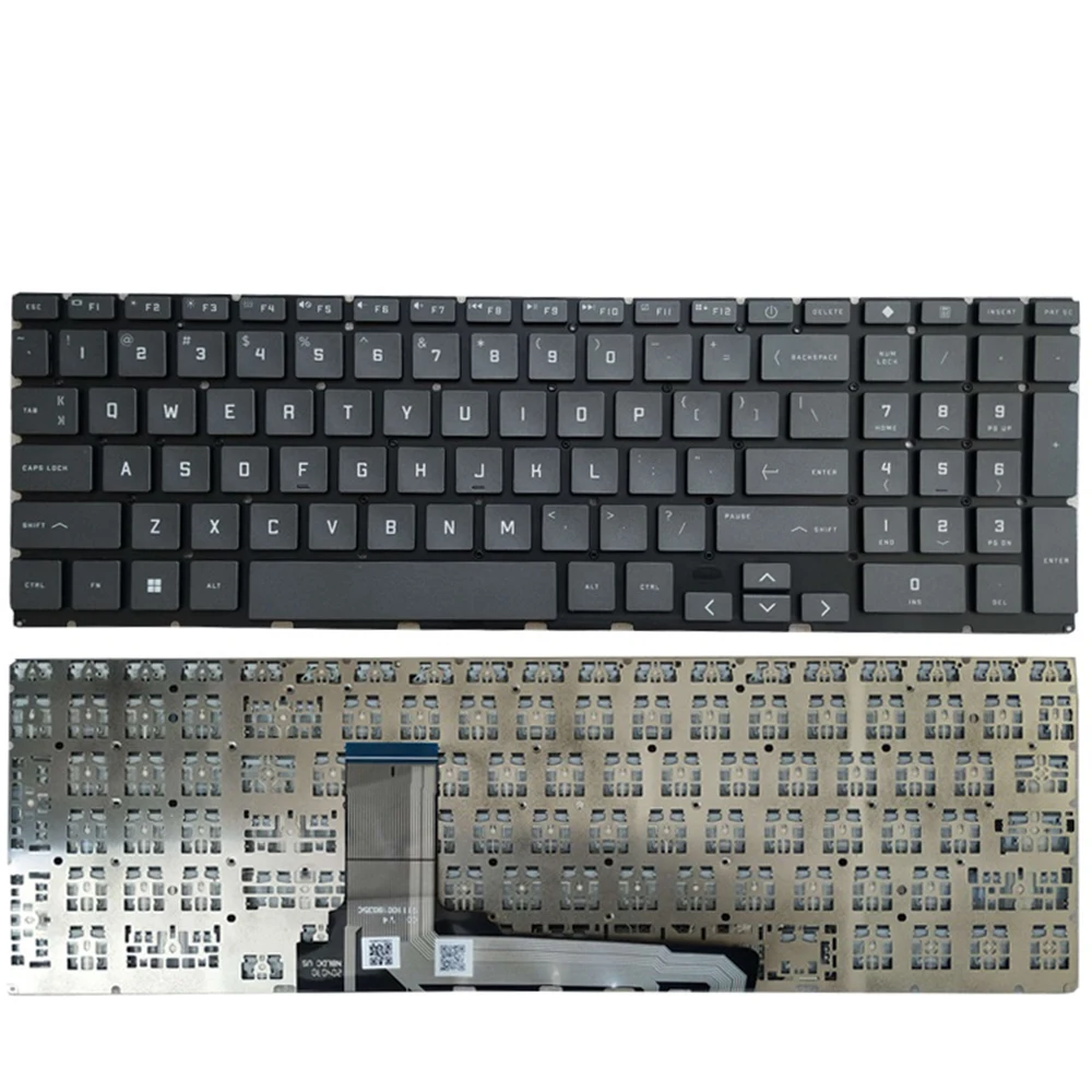 Imagem -04 - Teclado Portátil para Victus hp Eua e Espanhol 16t-d Tpn-q263 Tpn-q264 16-e0504nw 16-e0097nr 16z-e000 Novo