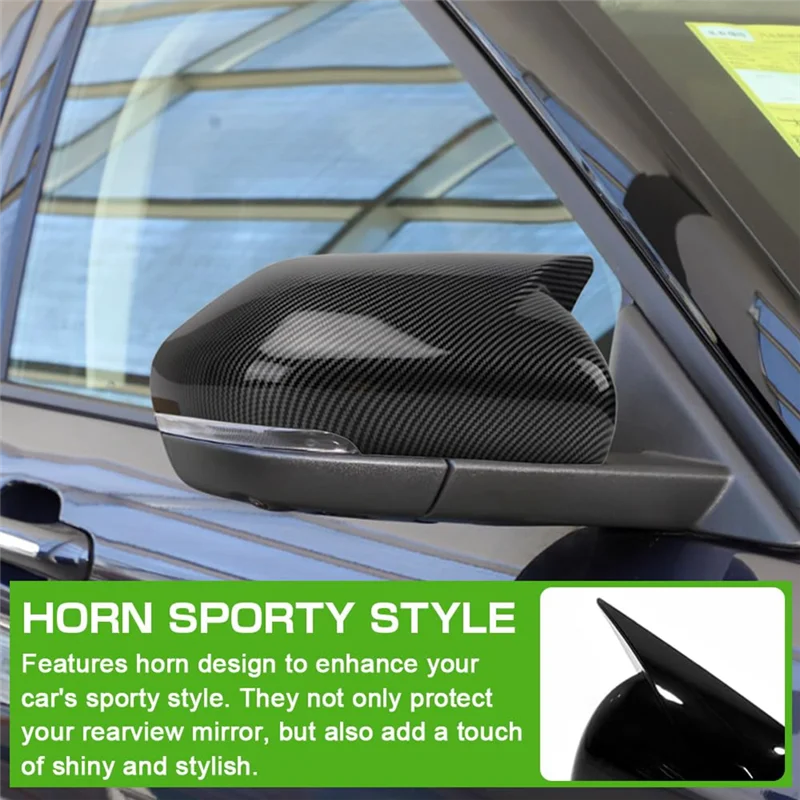 ABHY-غطاء مرآة الرؤية الخلفية غطاء مرآة جانبية ملحقات الكسوة لفورد اكسبلورر 2020-2024 #4