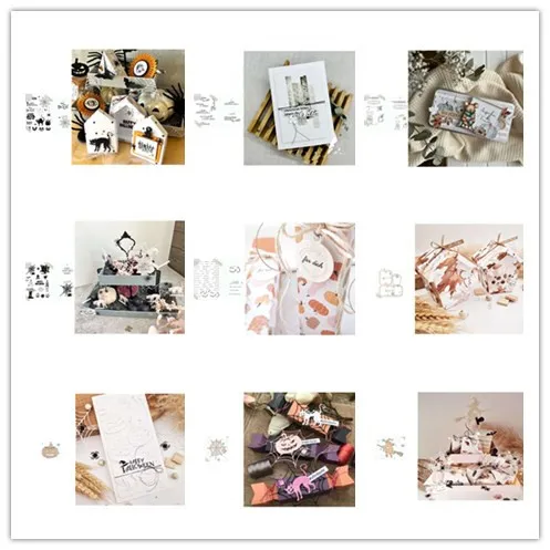 New Arrival Presell Halloween Stamps and Cutting Dies for DIY Scrapbooking/photo album Decorative Embossing DIY Paper Cards