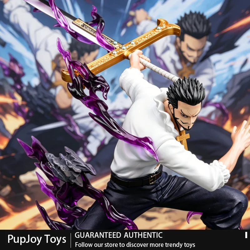 

35cm One Piece Dracule Mihawk (Hawk Eyes) Gk Statue - Anime Collectible Figure Desktop Display Model Gift For Fans Surprise Toys