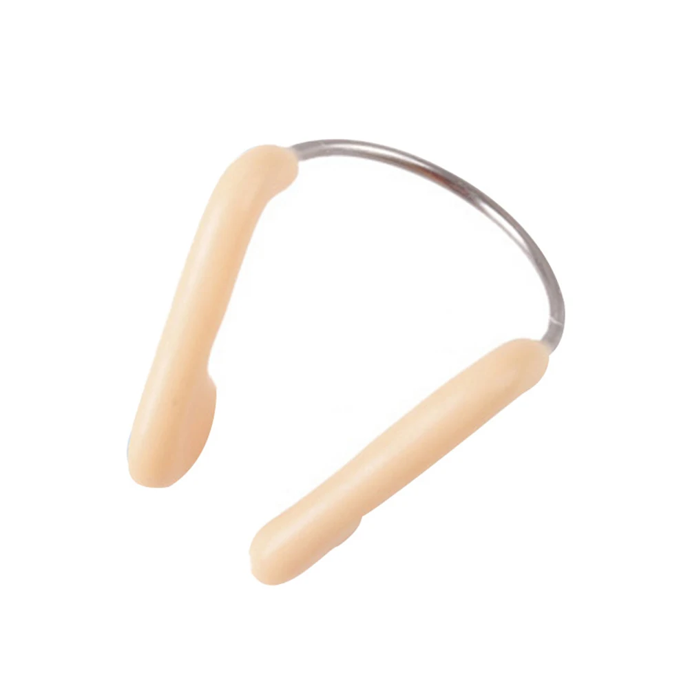 

6 Pcs Stainless Steel Swim Nose Clip Sports Nasal Clips Adult Swimming Gear Child Water Proof Durable Elastic Strap