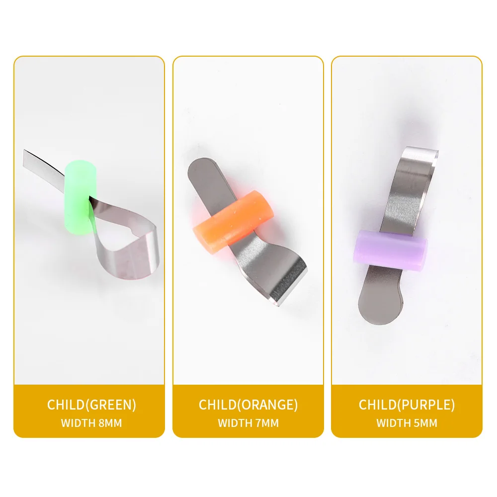 AZDENT-hoja de formación Dental, matrices de Metal contorneadas seccionales de ortodoncia, Material de matriz de odontología de poliéster, accesorio