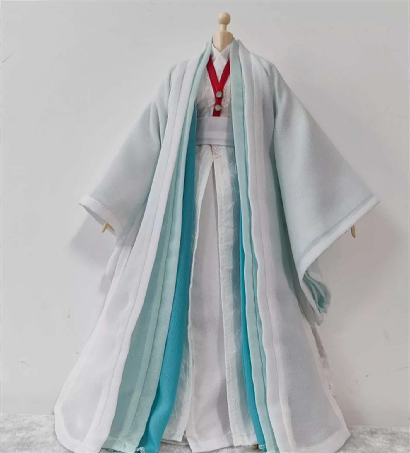 1/6 Male long Coat Ancient Shirt Outfit Clothing robe Suit Dress For 12