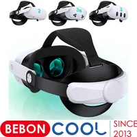 BEBONCOOL Correa de cabeza ajustable para Meta Quest 3S/Quest 3/Quest 2 Correa para la cabeza para accesorios de auriculares VR Soporte mejorado