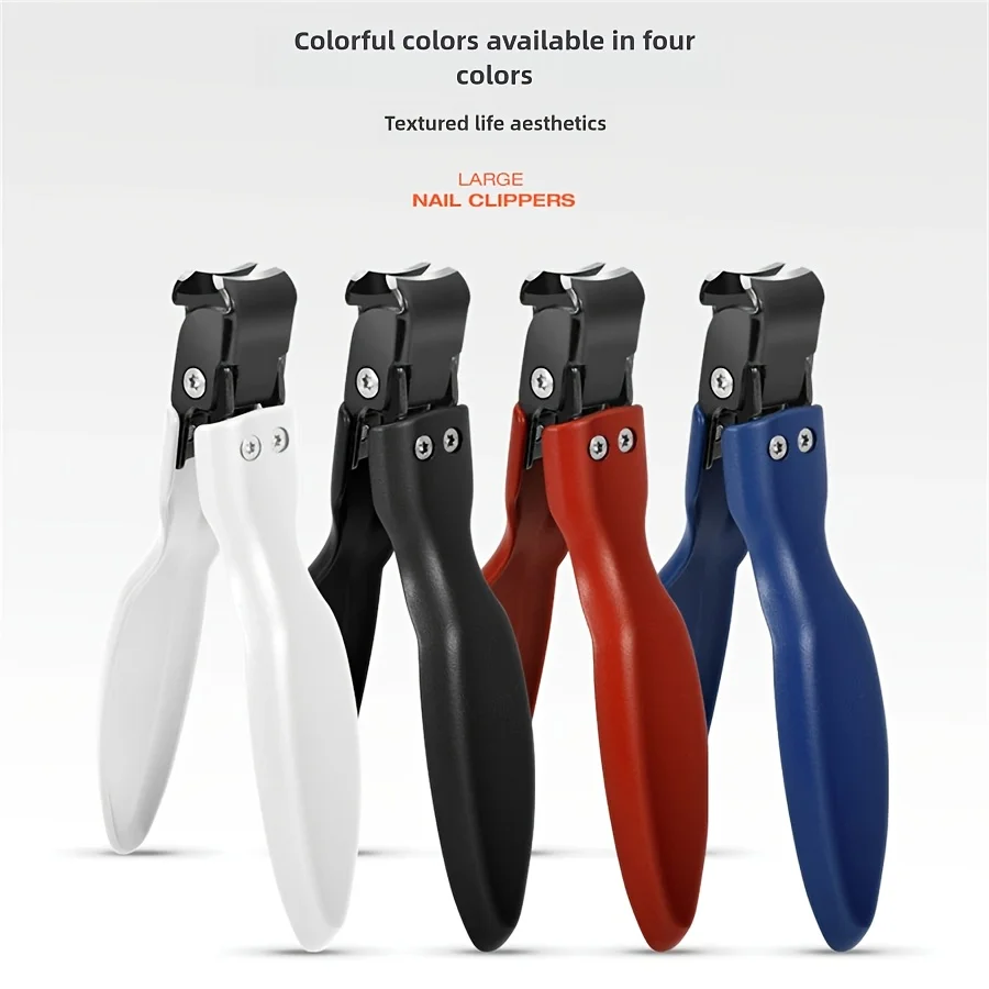Professional Nail Clippers with Wide Jaw Opening Stainless S