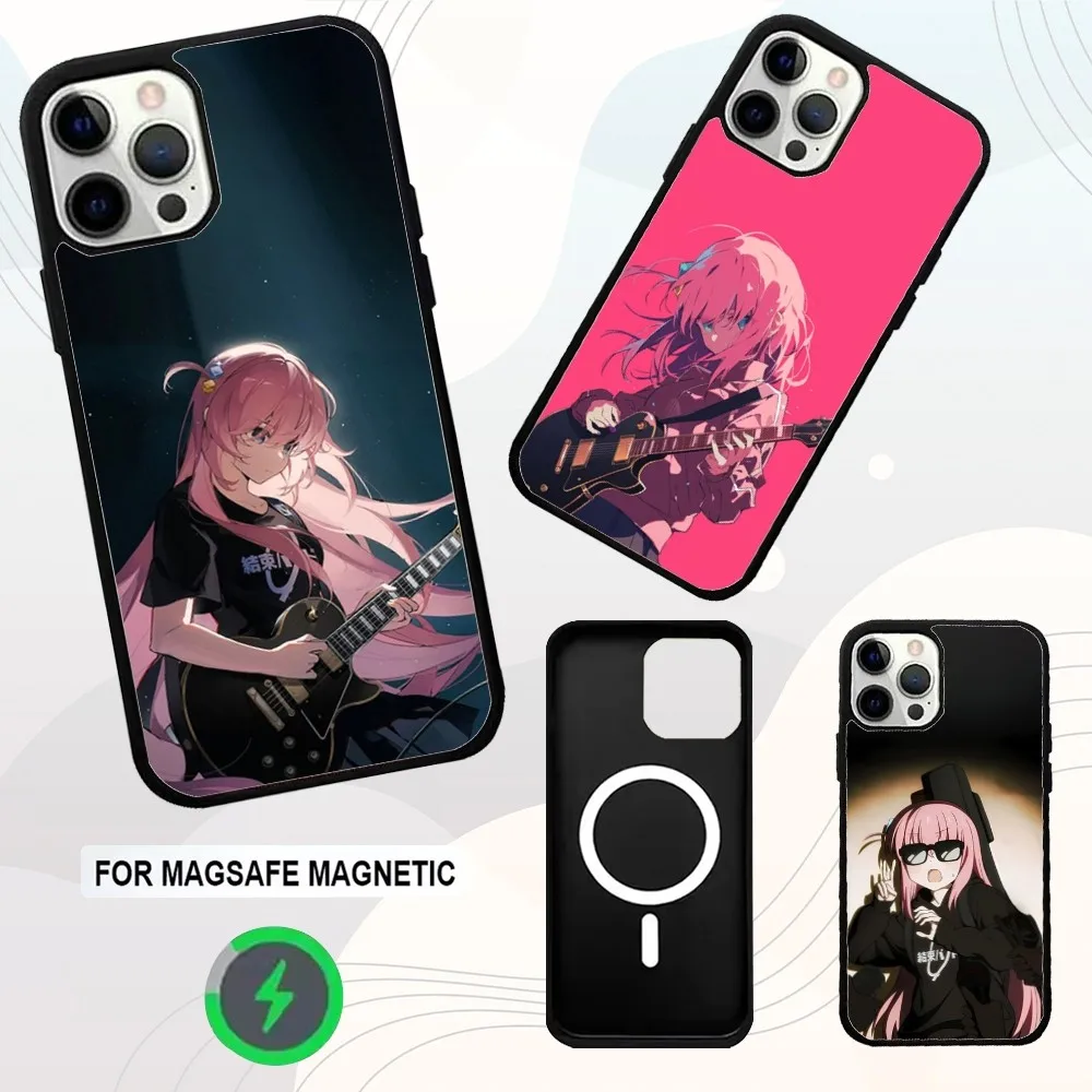 

T-The Rock Kessoku Band Phone Case For iPhone 16e,16,15,14,13,12,11,Plus,Pro,Max,Mini Magsafe Magnetic Wireless Charging