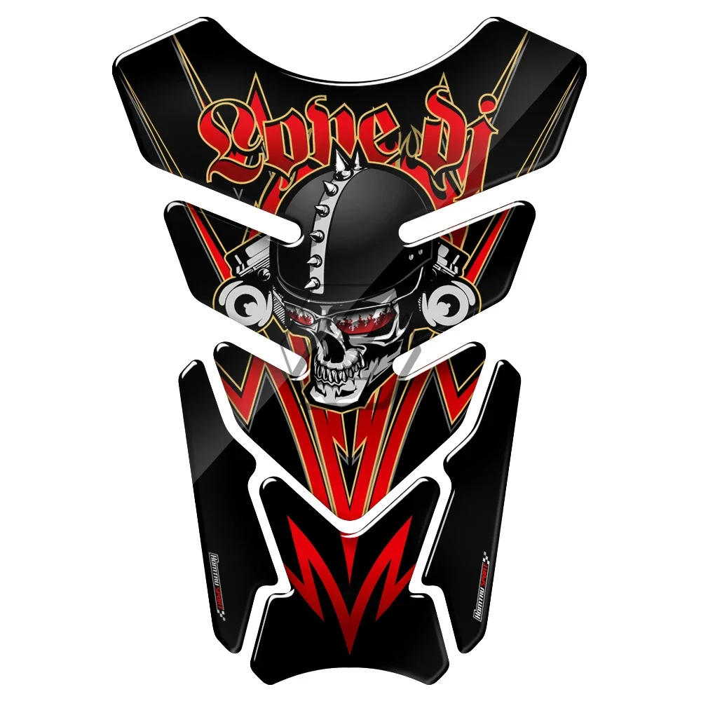 Stiker Gel bantalan tangki sepeda motor 3D Universal, stiker pelindung Gel untuk Tankpad sepeda motor dan sepeda motor