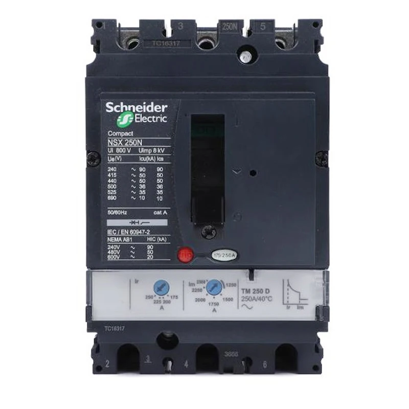 LV432694 s-chneider Circuit Breaker Compact NSX400N MIC2.3 400 4P F  Amp MCCB circuit breaker mccb