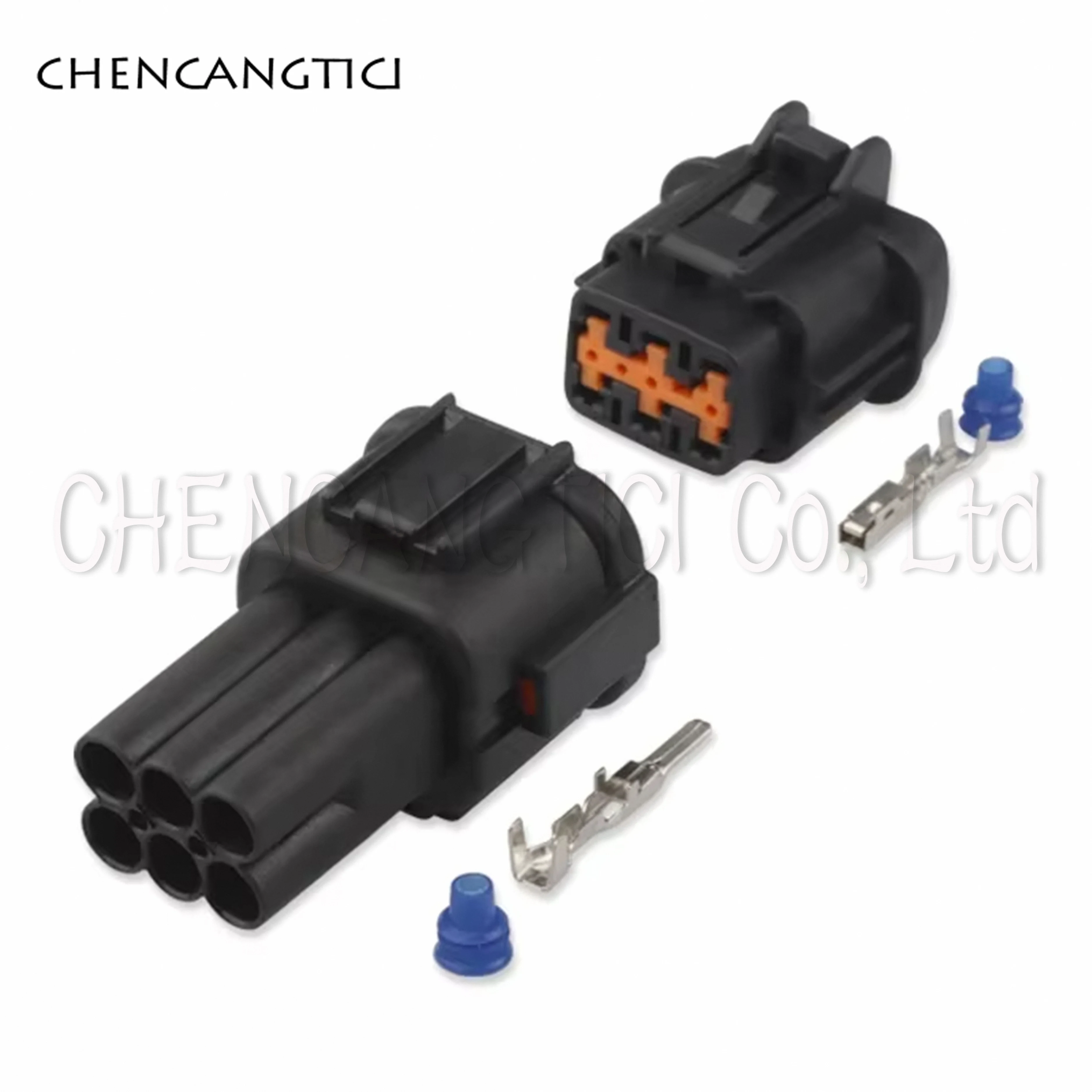 

1 Set 6 Pin 6188-0559 6185-1173 Automotive Front Face Headlight Assembly Plug Car Brake Light Wire Harness Connector for Nissan