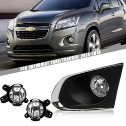 Front Bumper Fog Lamp Upgrade Kit For Chevrolet TRAX TRACKER  2014 2015 2016 Version Additional Foglight Set