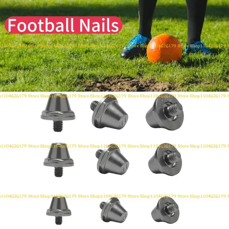 A1A2 12pcs Aluminium Football Cleats Cleats Football Boot Spikes Cleats Soccer Cleats for Training Competition Enduring