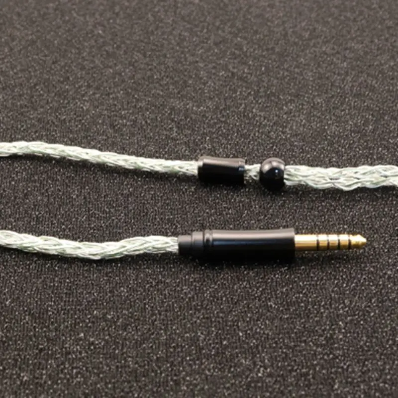 XINHS 8 inti kabel ditingkatkan perak berlapis tembaga kristal tunggal 5N campuran Biru Perak
