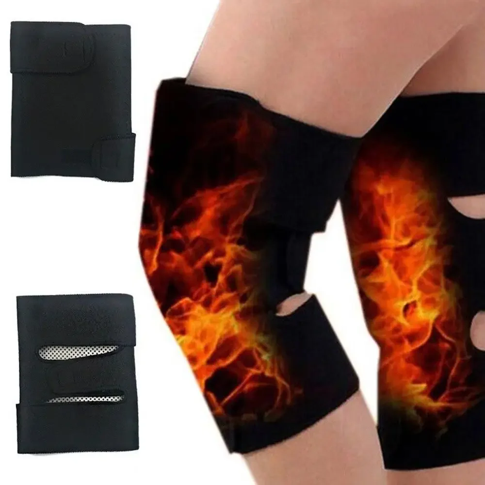 2pcs Knee Brace Pads Support Adjustable Tourmaline self-heating magnetic therapy Knee Protective Belt Arthritis Knee Protector