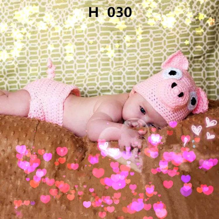Children's Photography Clothing Newborn Baby Suit Piggy Shooting Clothing Baby Newborn Photography Accessories Baby Souvenirs