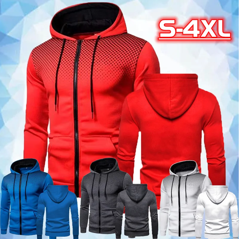 

Fashion Zipper Jacket Outdoor Sportwear Long Sleeved Men Personality Sweatshirts