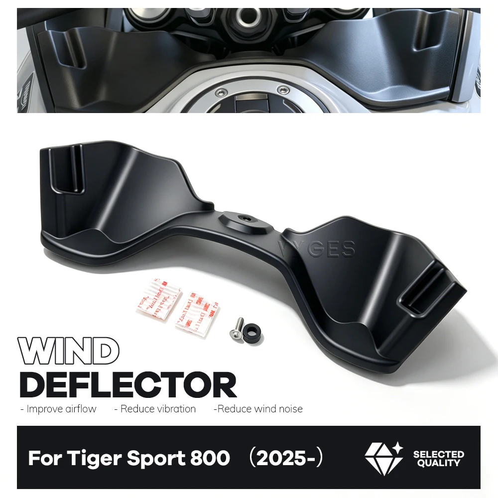 For Tiger Sport 800 2025- Motorcycle Accessories Wind Deflector Cockpit Panel Fairing Updraft Spoilers