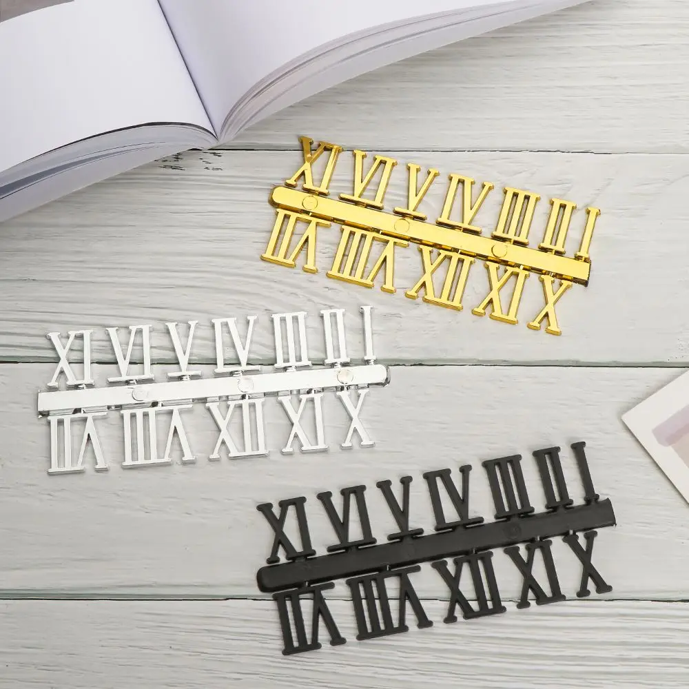 Handmade Material Replacement Gadget Repair Tools Arabic Number Roman Numerals Clock Numerals Accessories Quartz Clock Parts