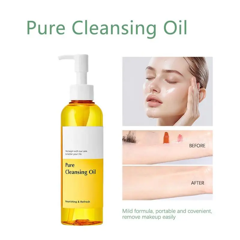 200ml Makeup Remover Oil Gentle Eye Makeup Cleansing Oil facial oil cleanser Low Sensitivity Design Daily Makeup Remover Oil