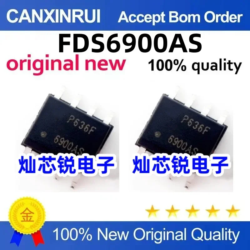 (5-100 pieces) Brand new in stock FDS6900AS FDS6900 6900AS SMT SOP8 in stock