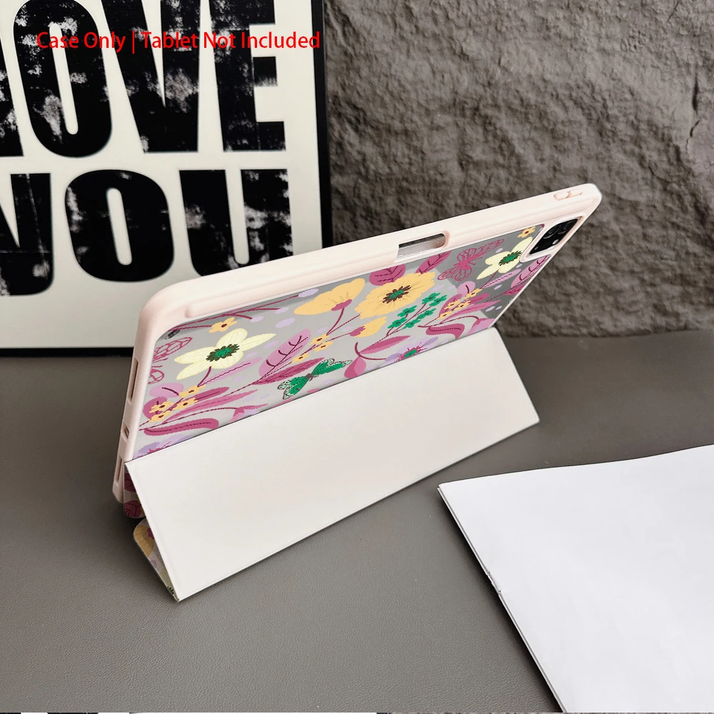 حافظة لجهاز سامسونج، حافظة كمبيوتر لوحي قابلة للطي متوافقة مع سامسونج لجهاز جالاكسي تاب S7/S8/S9