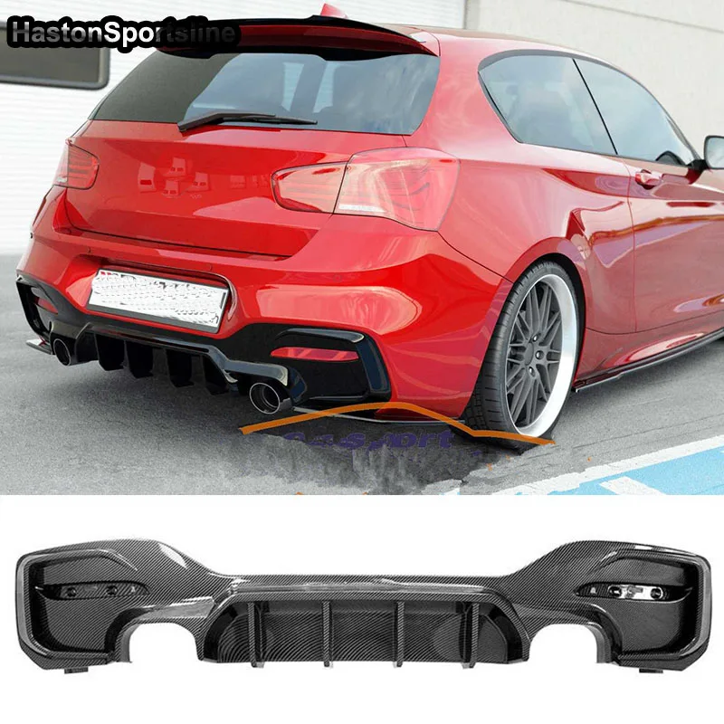 Golss Black Rear Lip Diffuser Spoiler for BMW 1 Series M Sport F20 F21 M135i M140i 2011-2019 Car Bumper Parts