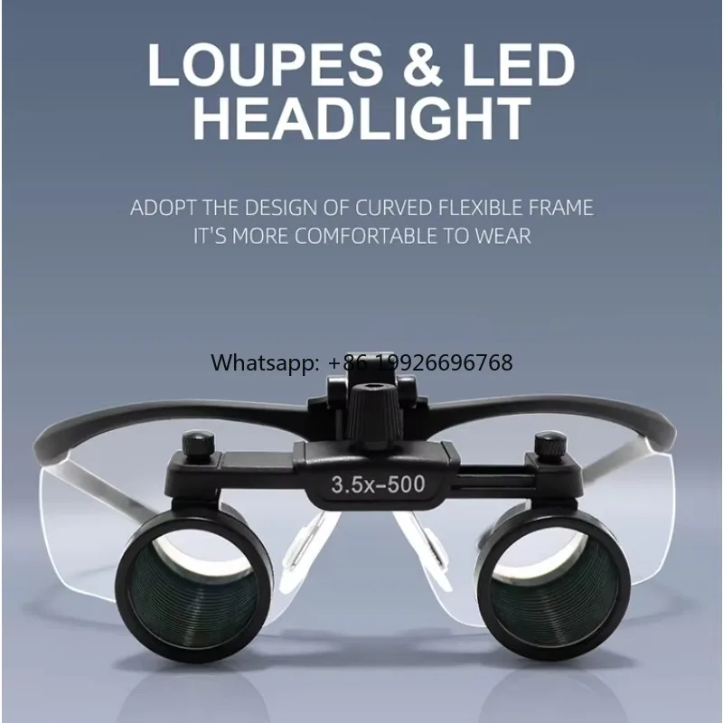 

Fast Shipping Headwear Led Light Magnifier Surgery Examination Surgical Identification Oral Magnifier GlassesGood service