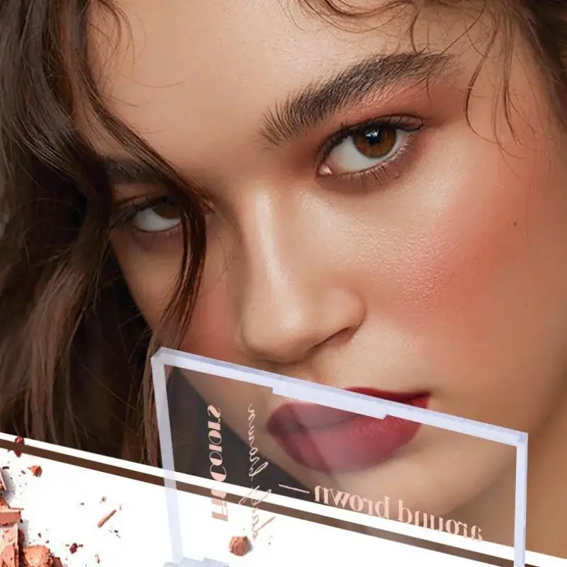 لوحة مكياج ظلال عيون لامعة غير لامعة مكونة من 12 لونًا لبودرة أحمر الخدود للوجه والحواجب ومستحضرات التجميل #3