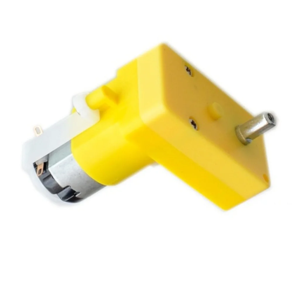 DC Gear Motor 6V 210RPM L Type for TT Motor Based Robotics Smart Vehicle Development Brushed Motor with Nylon Metal Parts